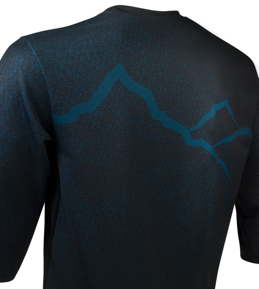 Men's Dark Mountain MTB Jersey Mesh Back Graphic