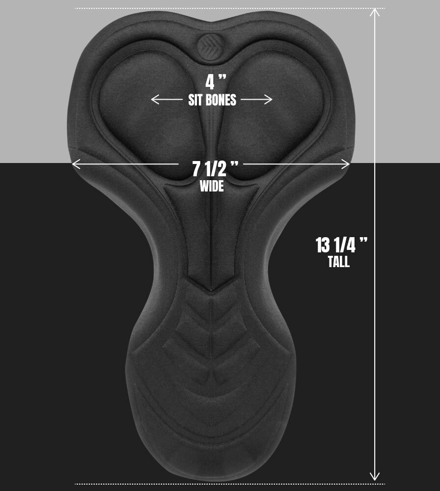 Classic Chamois Cycling Crotch Pad Dimensions