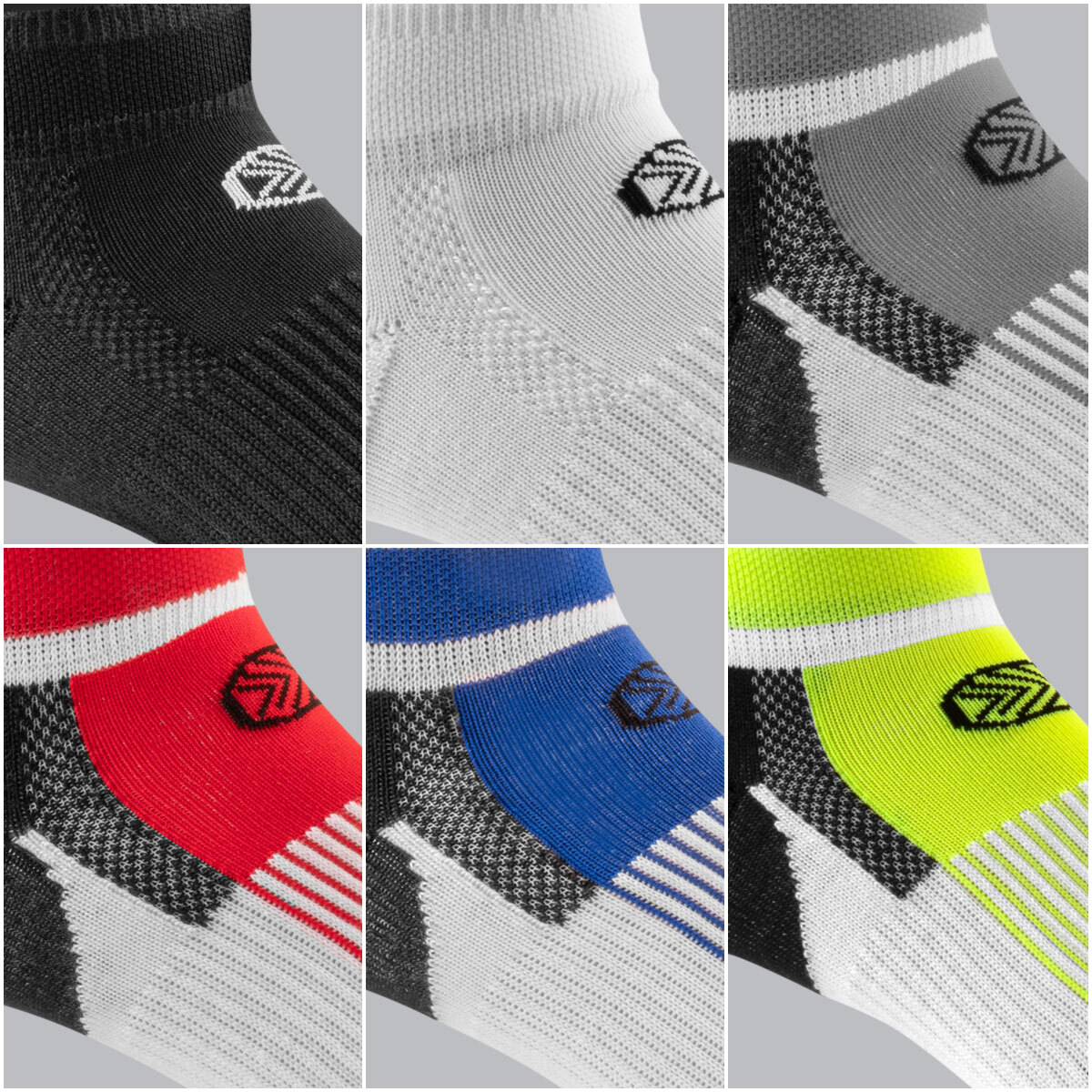 1" low rise coolmax sock color options