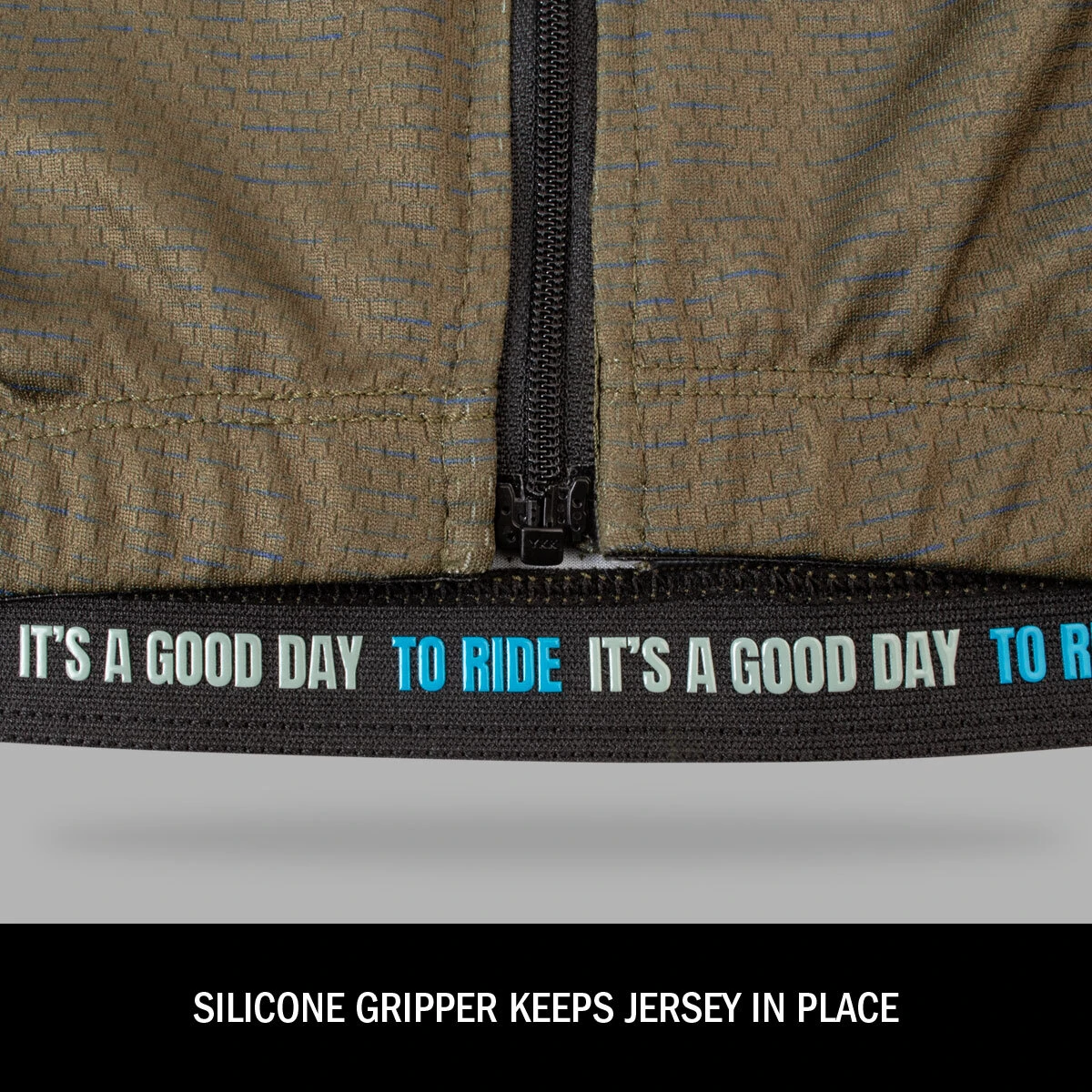 silicone gripper keeps jersey in place