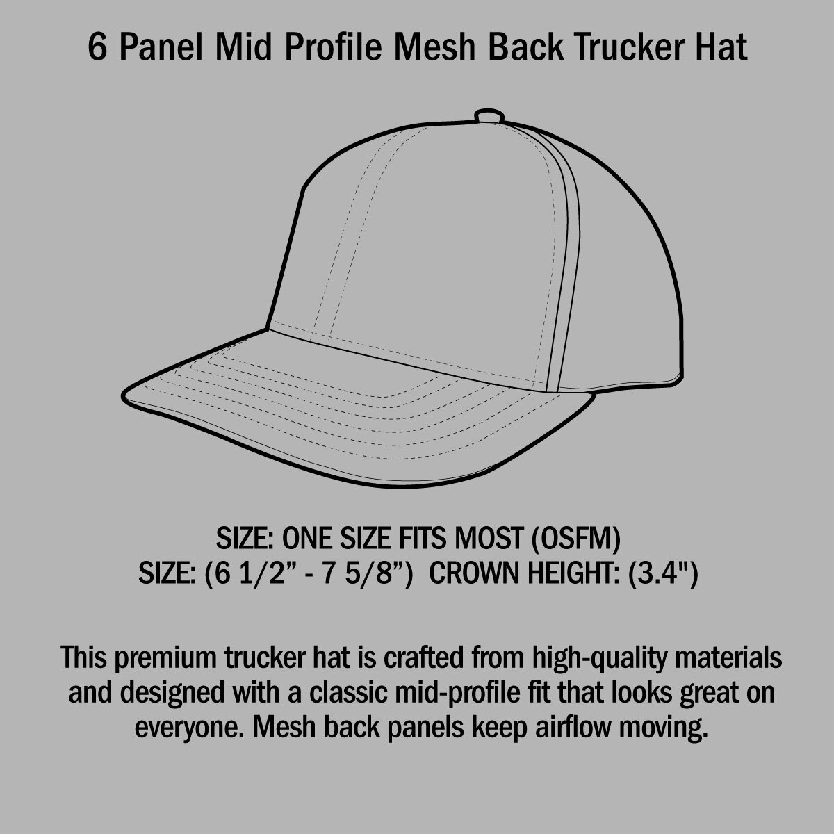 trucker hat fit guide