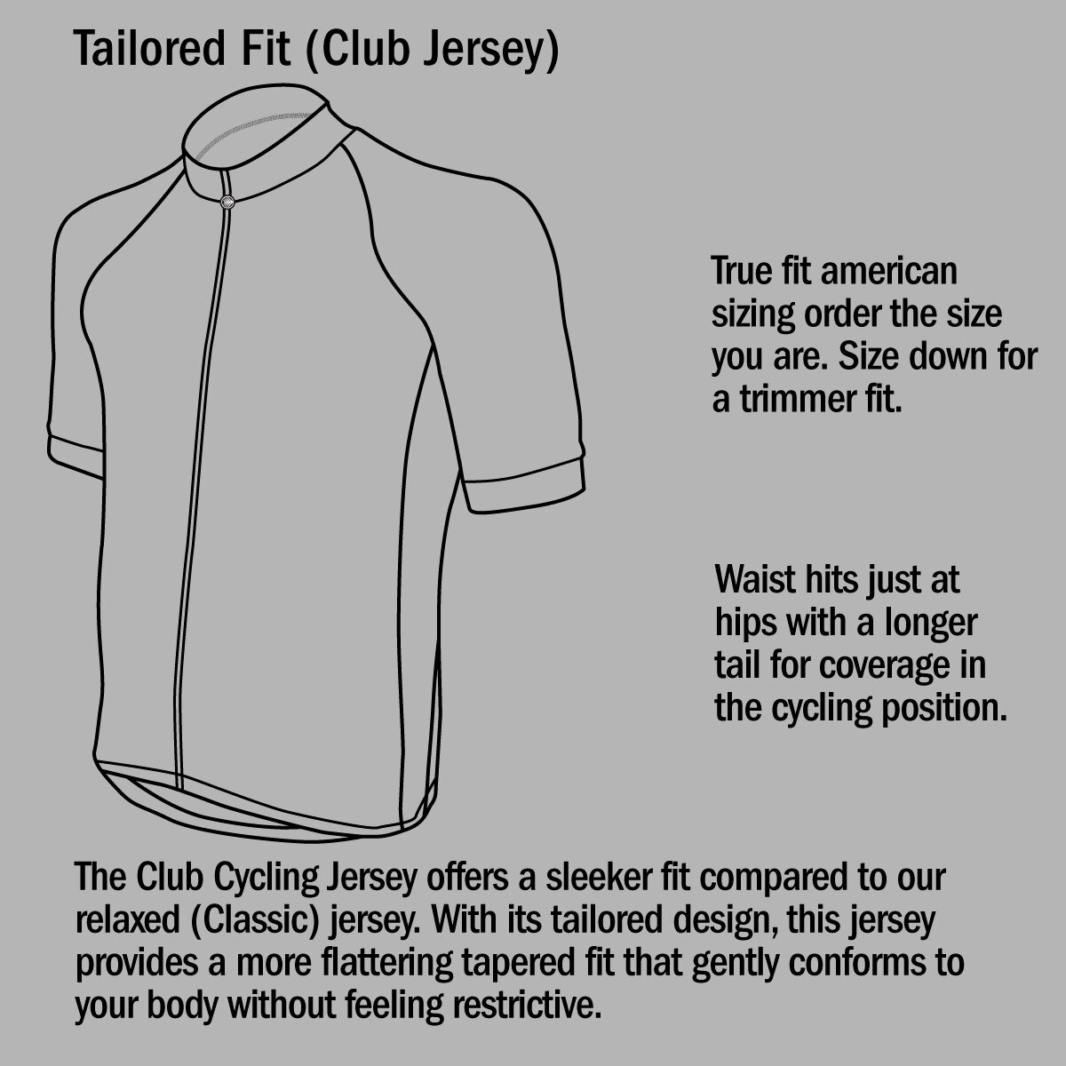 Tailor jersey fit guide