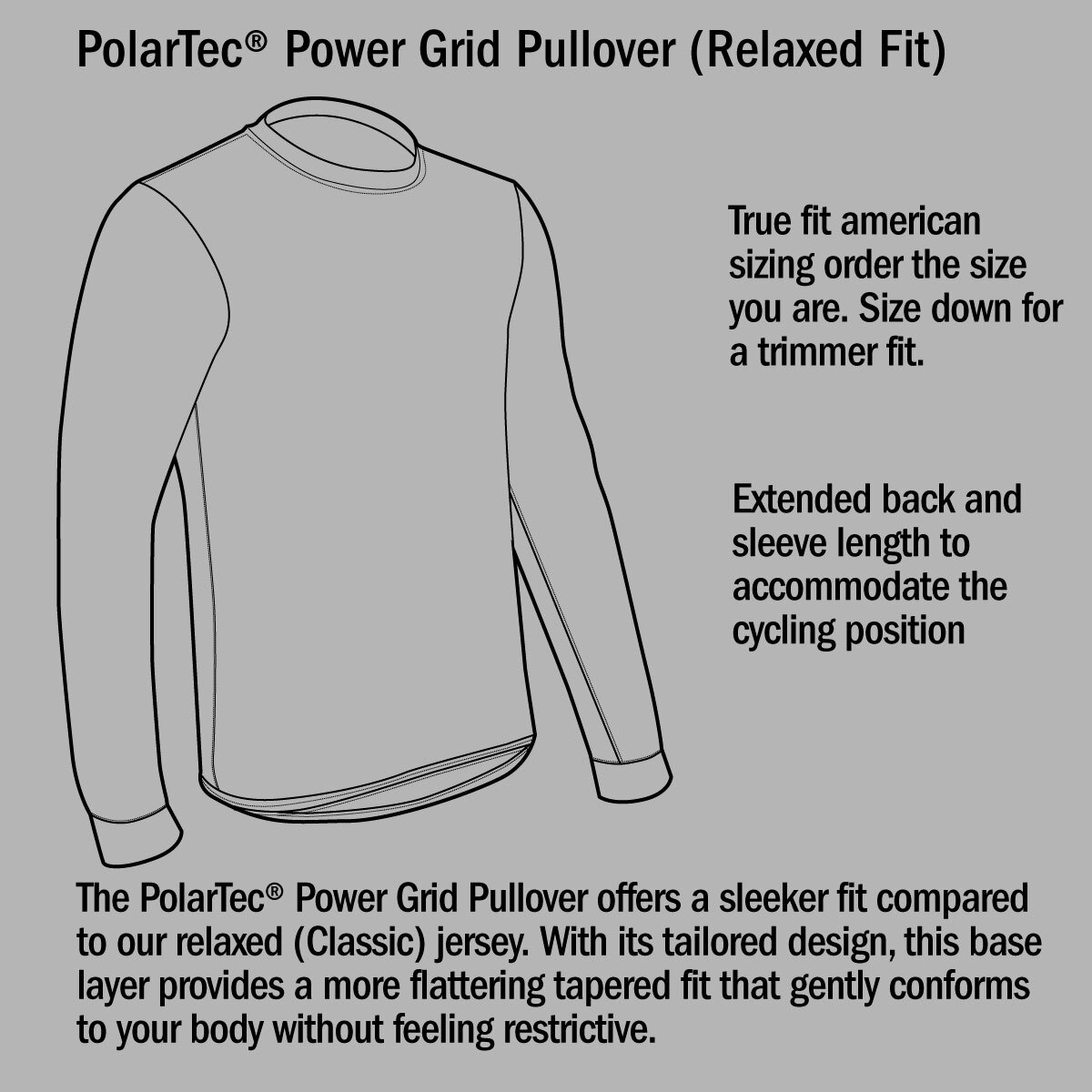 Men's PolarTec Power Grid Green Apple Long Sleeve Pullover