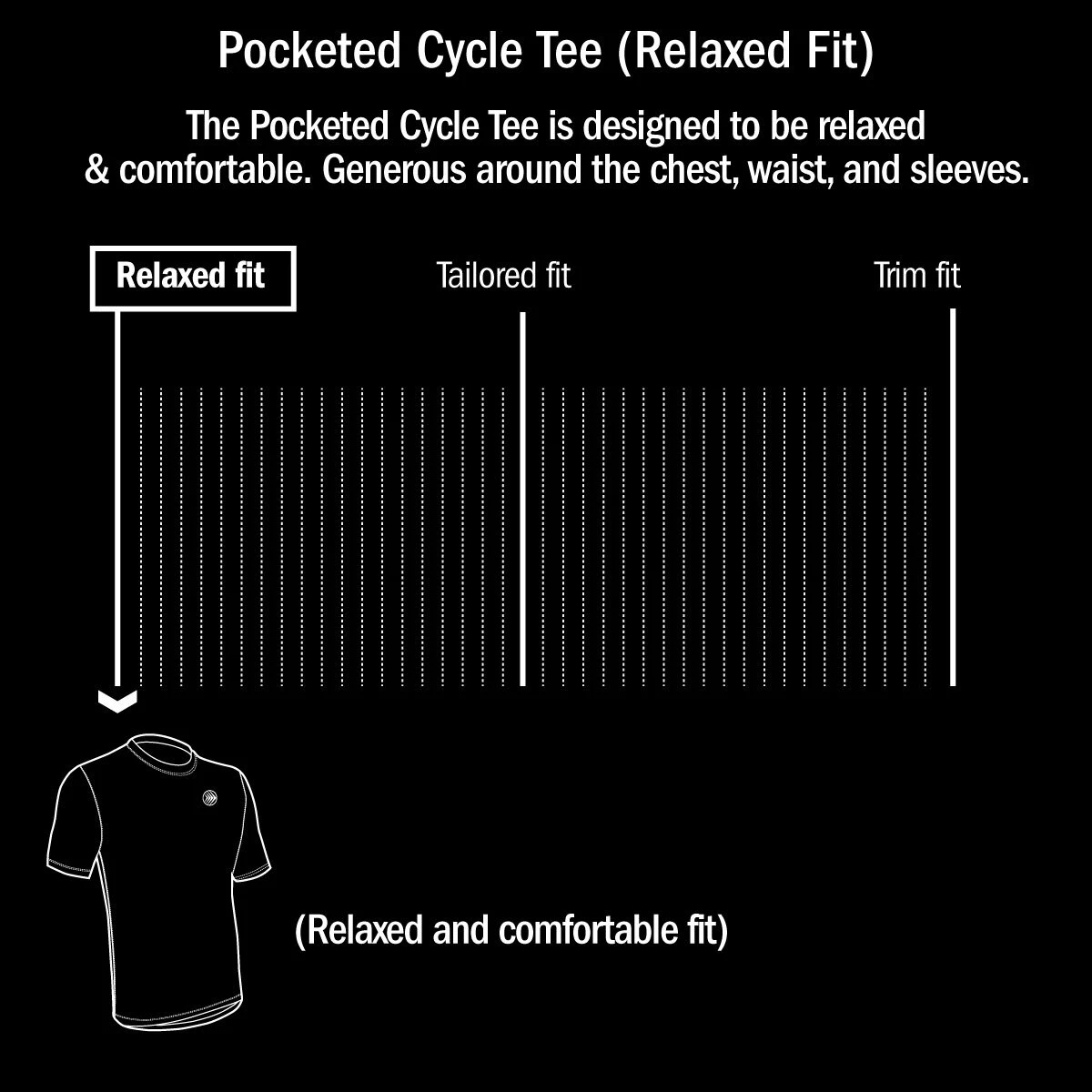 Pocket Tee Fit Scale - Relaxed Fit