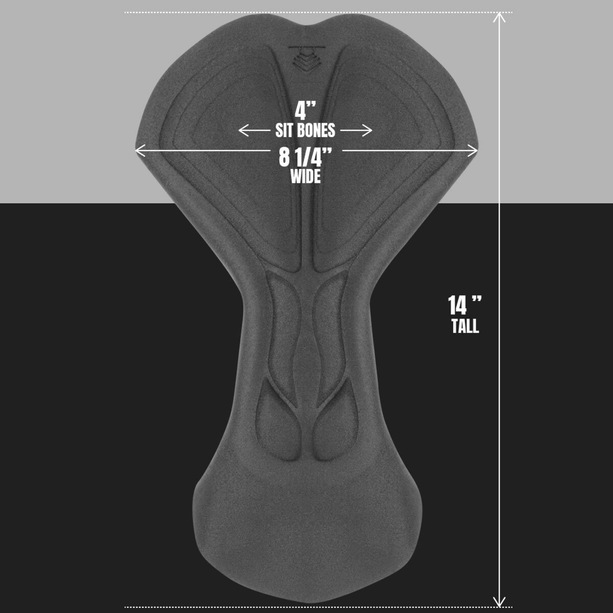 gel touring chamois measurements