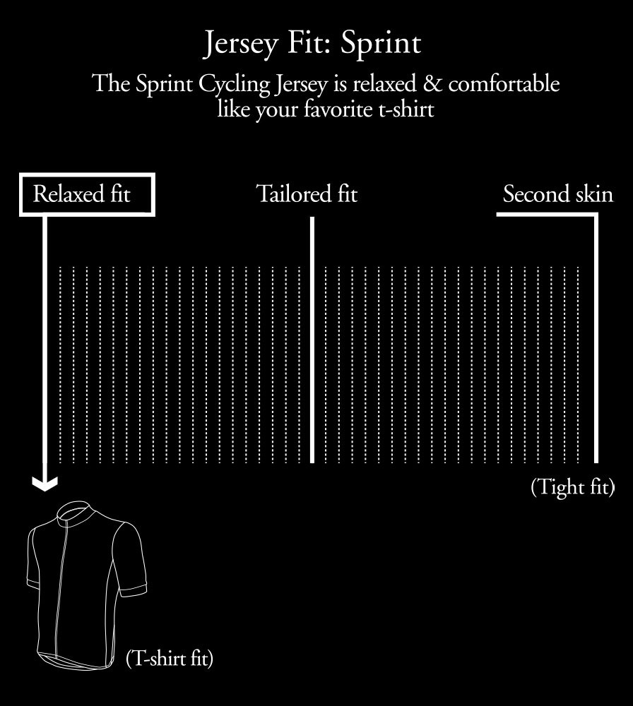 Sprint Jersey Fit Range