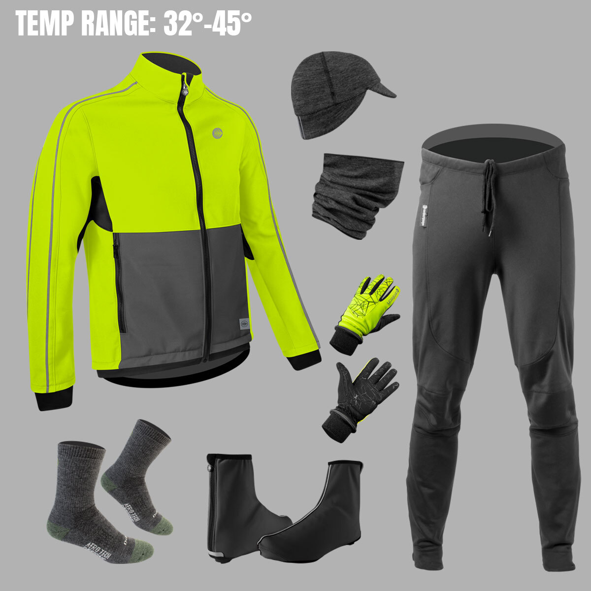 Road essentials kit layout