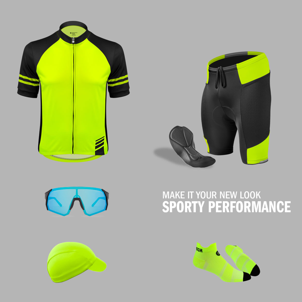 Road essentials kit layout