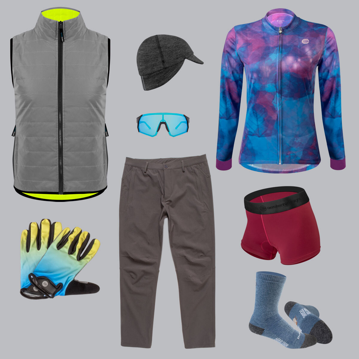 Road essentials kit layout