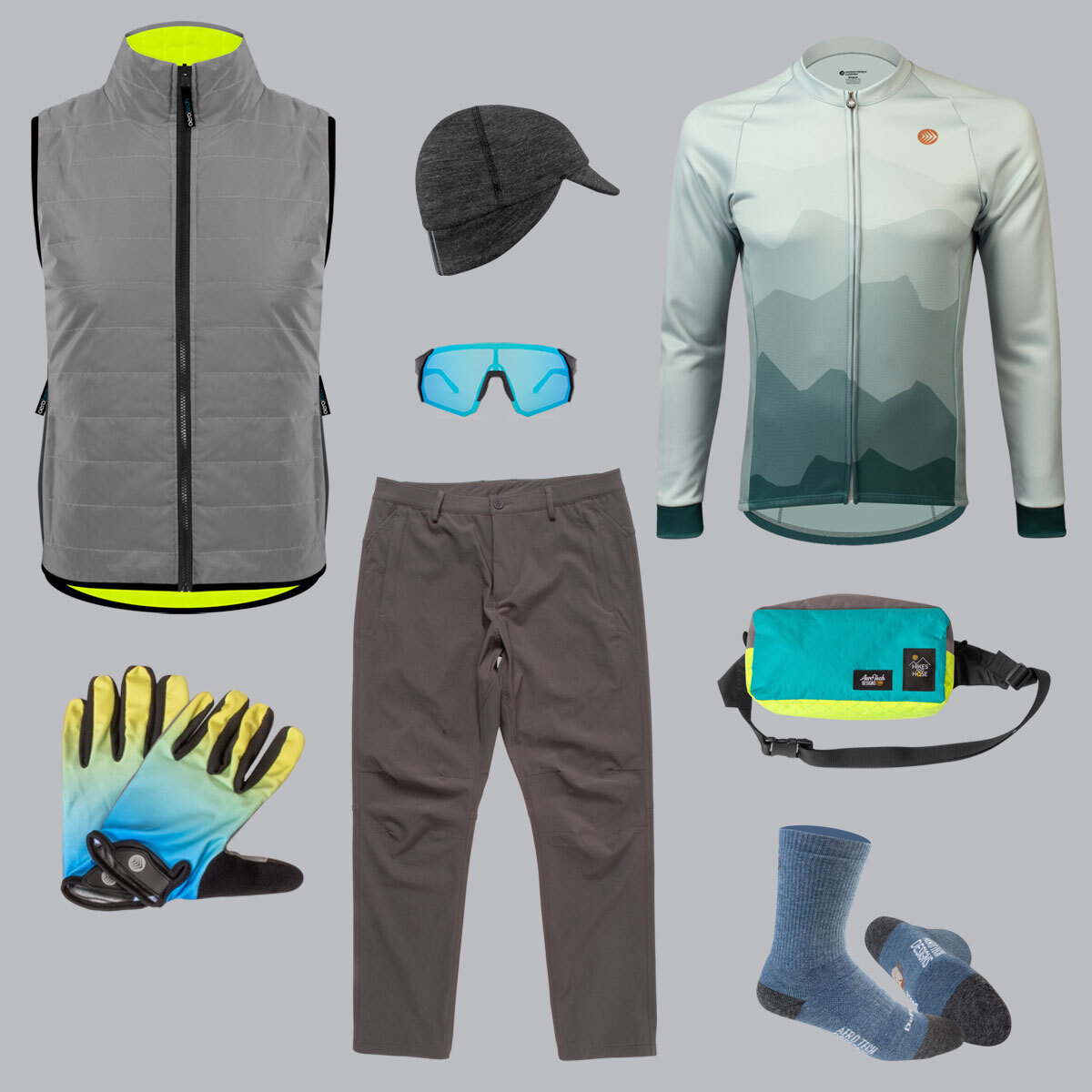 Road essentials kit layout