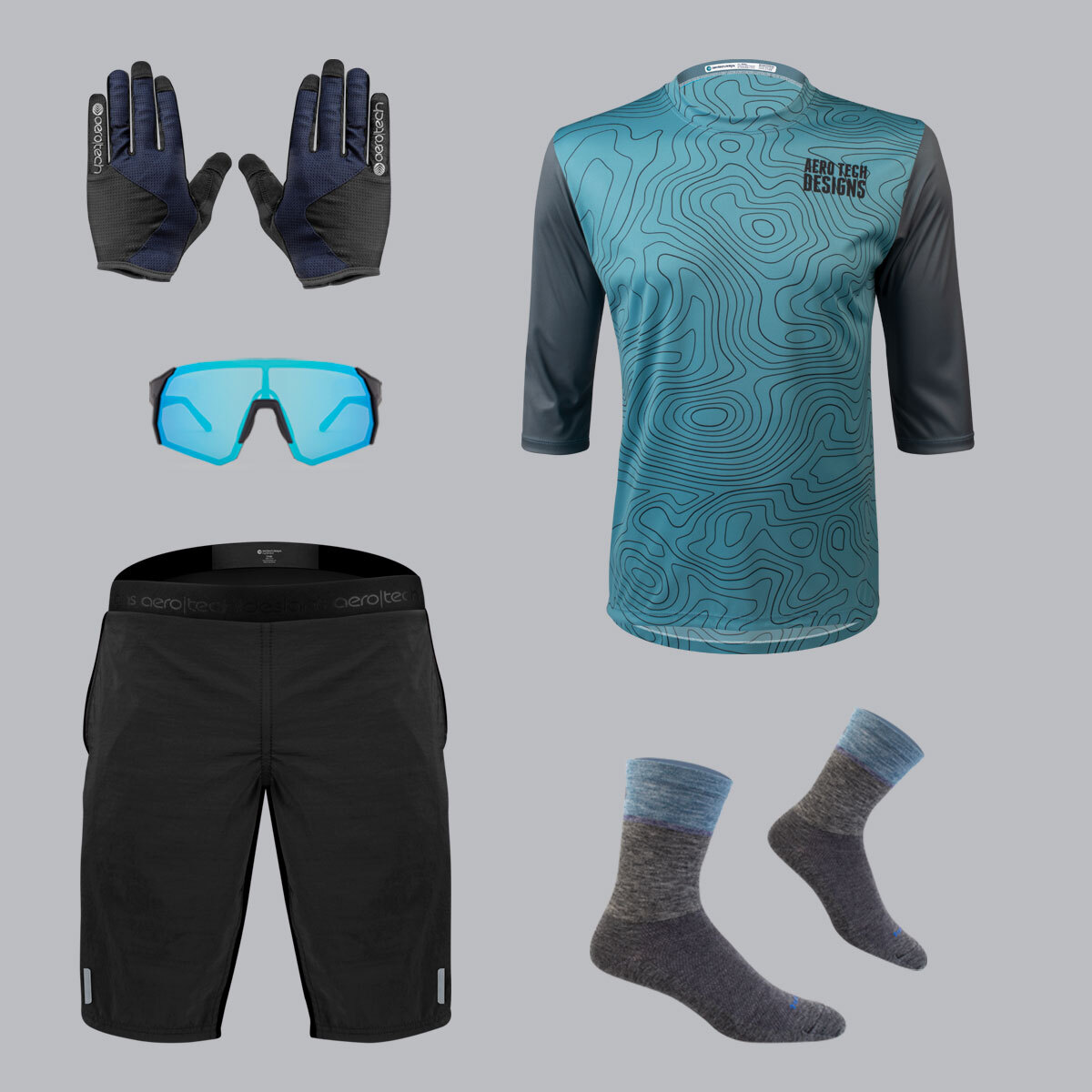 Road essentials kit layout