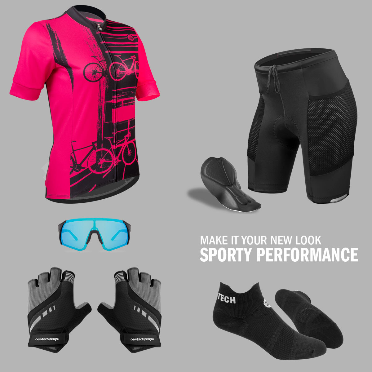 Road essentials kit layout