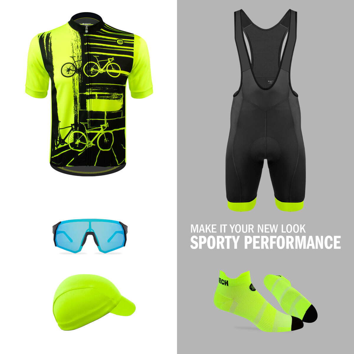 Road essentials kit layout