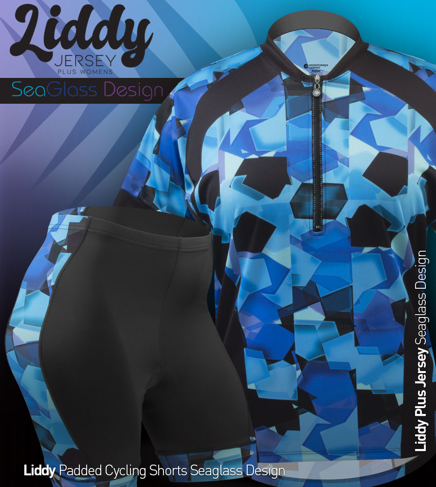 Women's Liddy Sea Glass Cycling Kit