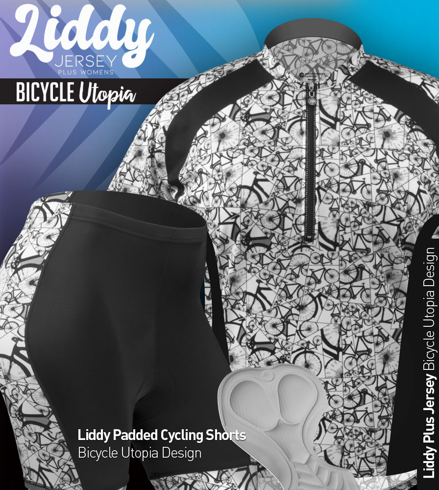 Woman's Plus Size Bike Utopia Cycling Kit