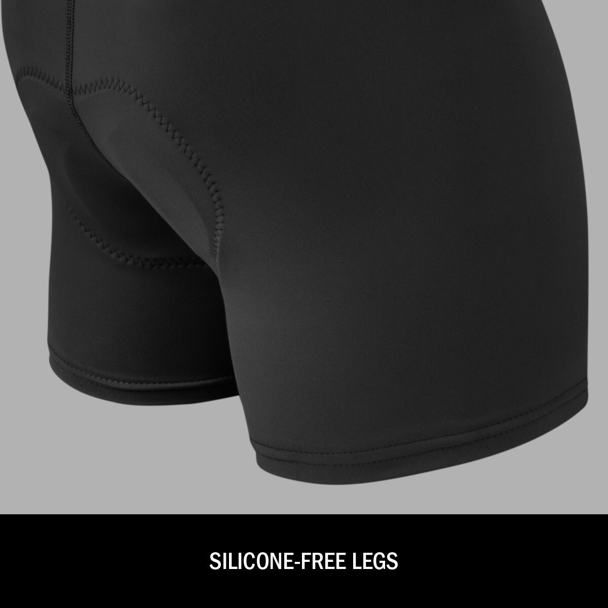 5" cycling boxer brief silicone free legs