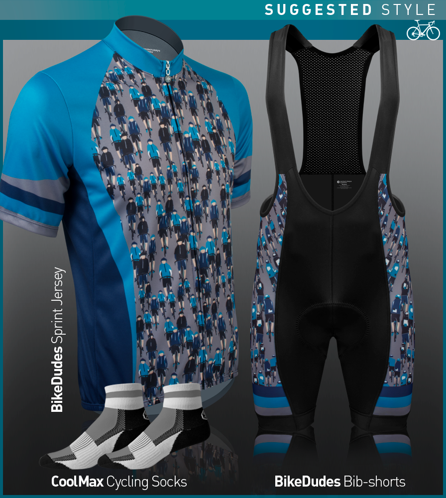 Bib Shorts Men Bike Dudes Elite/LongDistance Bibshorts for cycling