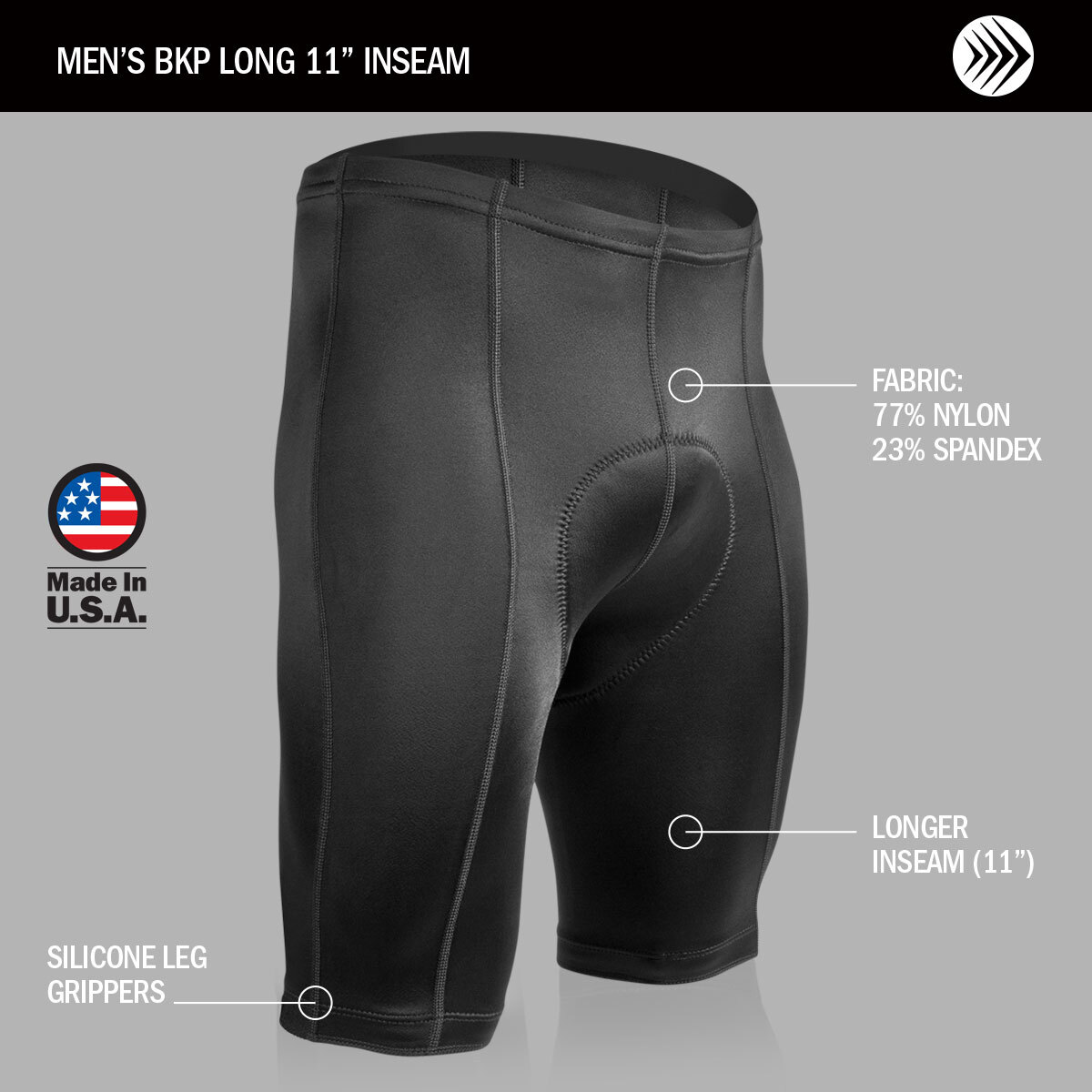 bkp tall bike short features