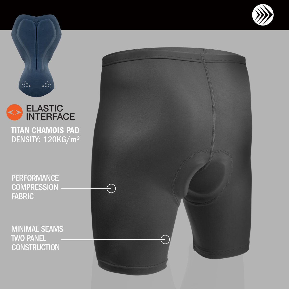 classic bike short features back