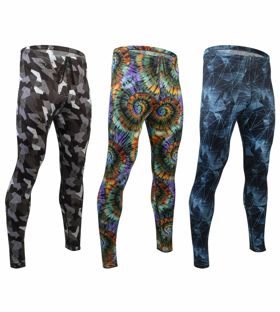 Men's USA Classic Wild Print Padded Cycling Tights Color Options