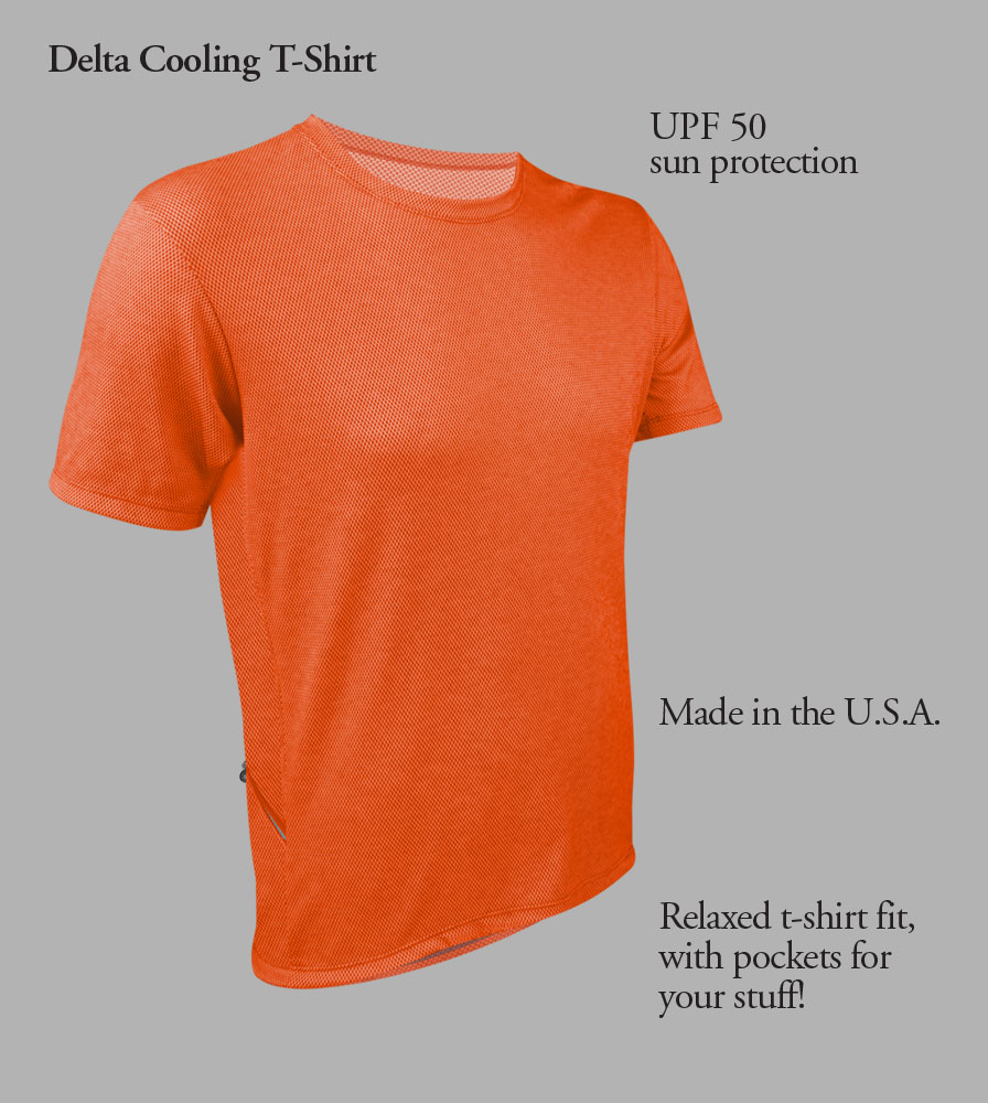 Men's Delta Cooling Shirt Front Features