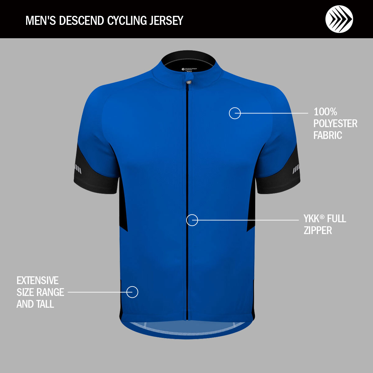 Descend Bike Jersey | Men's Cycling Jersey | Aero Tech Designs