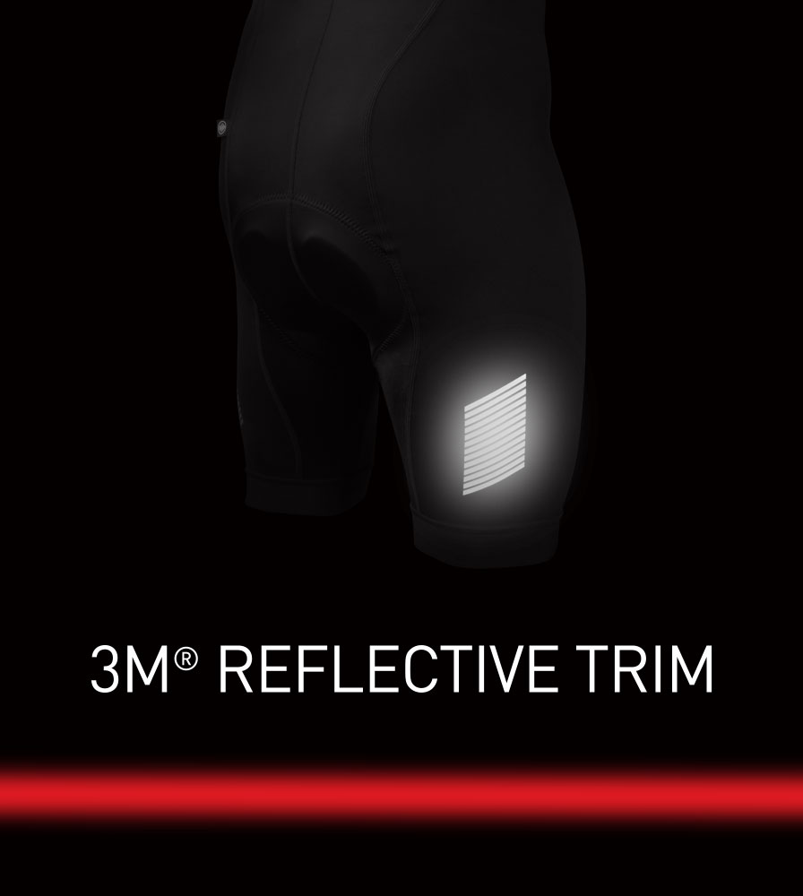 Men's Elite Bib-Shorts 3M Reflective Trim