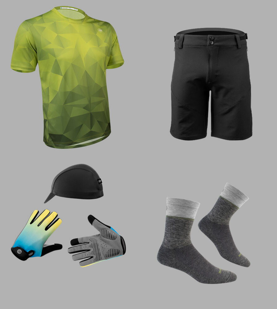 Men's Green Glass Activewear Kit