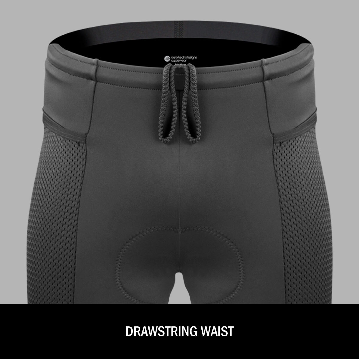 Gel Touring Short Drawstring Waist