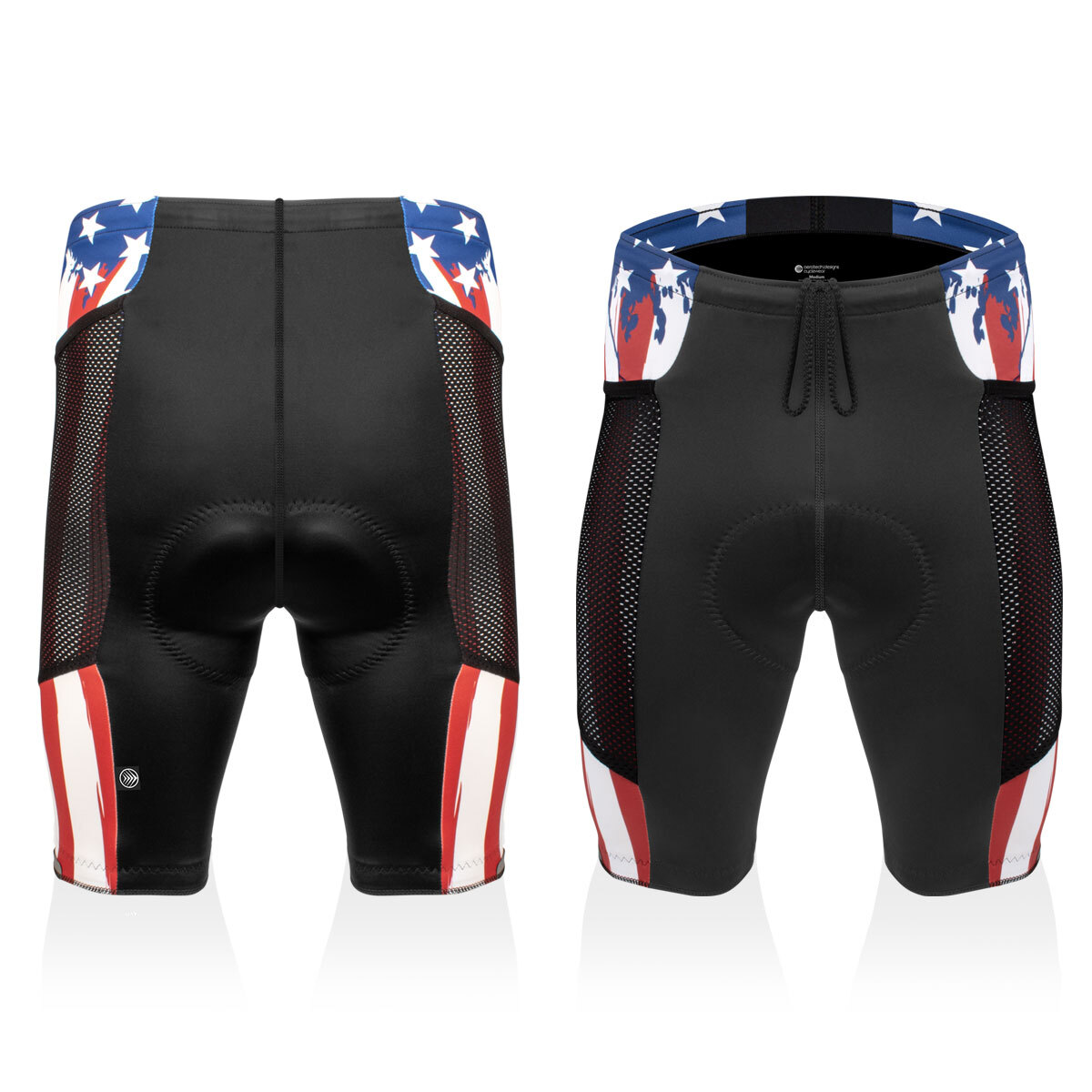 Gel Touring Stars and Stripes front and back view