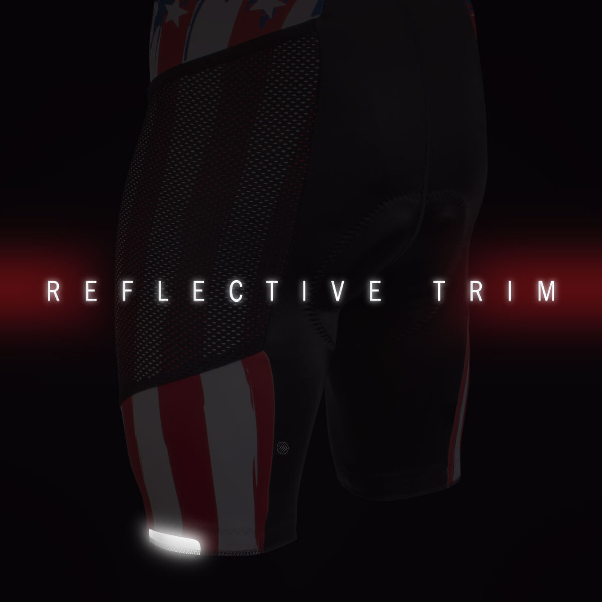 Gel Touring Stars and Stripes reflective elements
