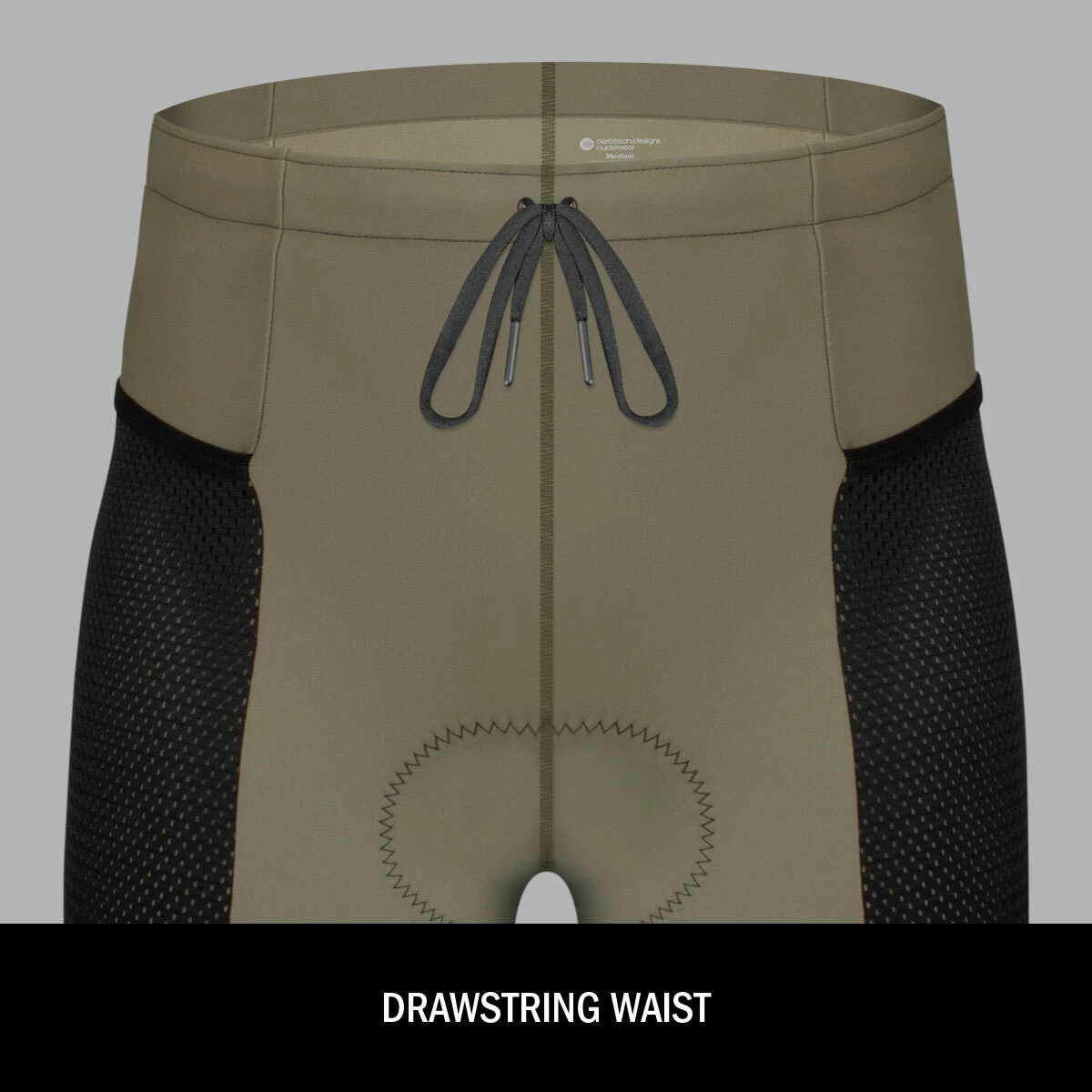 Upgraded drawstring waist