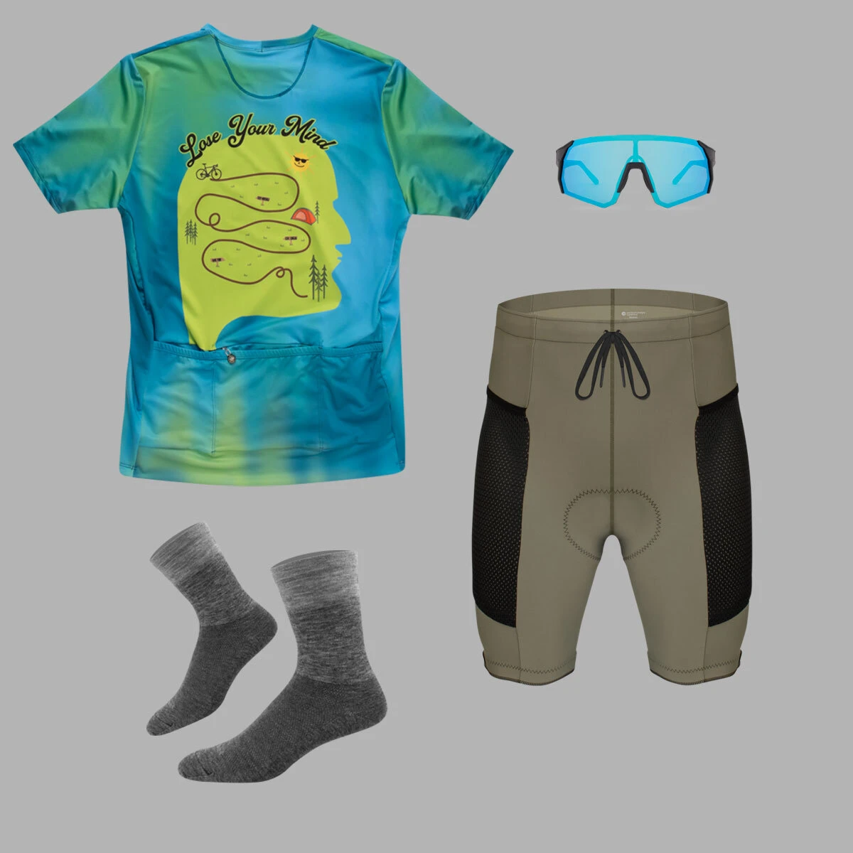 Road essentials kit layout