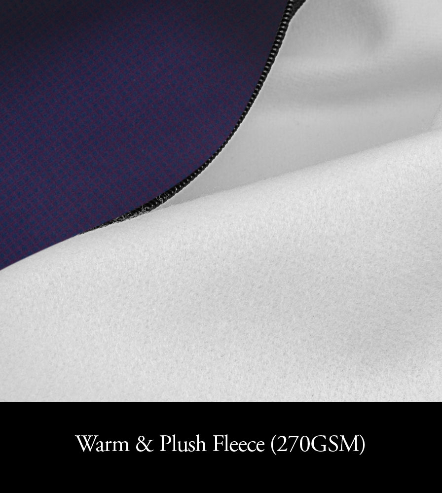 Men's Wind Armor Plush Fleece Fabric Detail