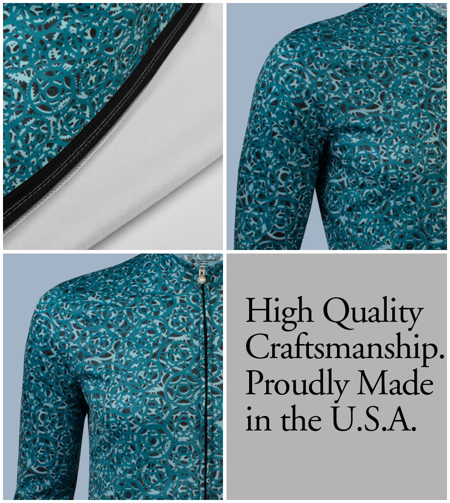 Made in the USA Men's Chainring Cycling Jersey