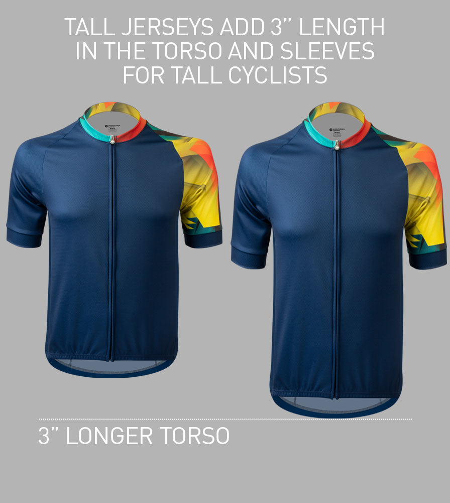 Tall Bike Jersey Size Description