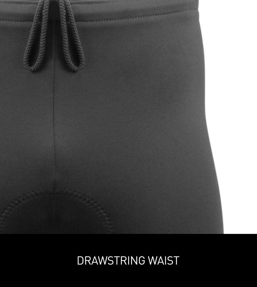 Men's USA Classic Padded Cycling Tights Drawstring Detail