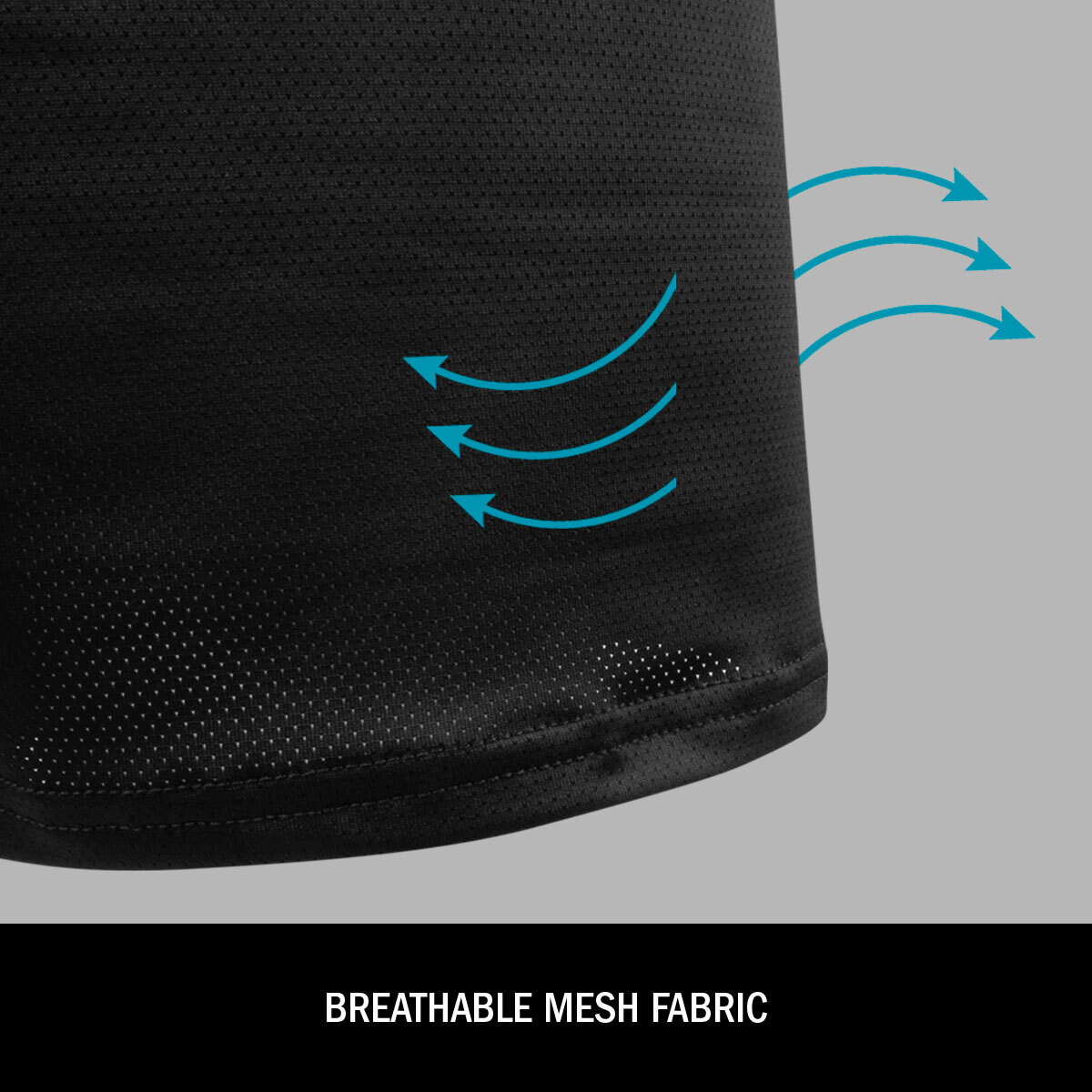 Tech Mesh Gym Shorts breathable outer fabric