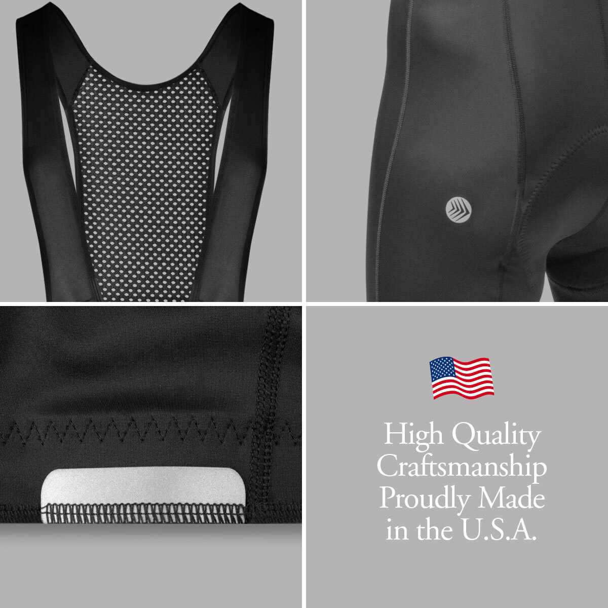 top shelf bib shorts made in the usa