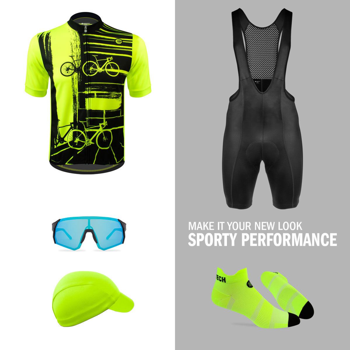 Road essentials kit layout