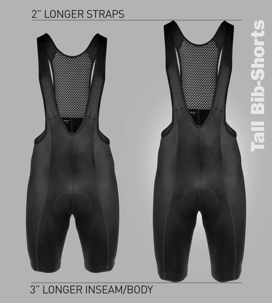 Men's Tall Top Shelf Cycling Bib-Shorts