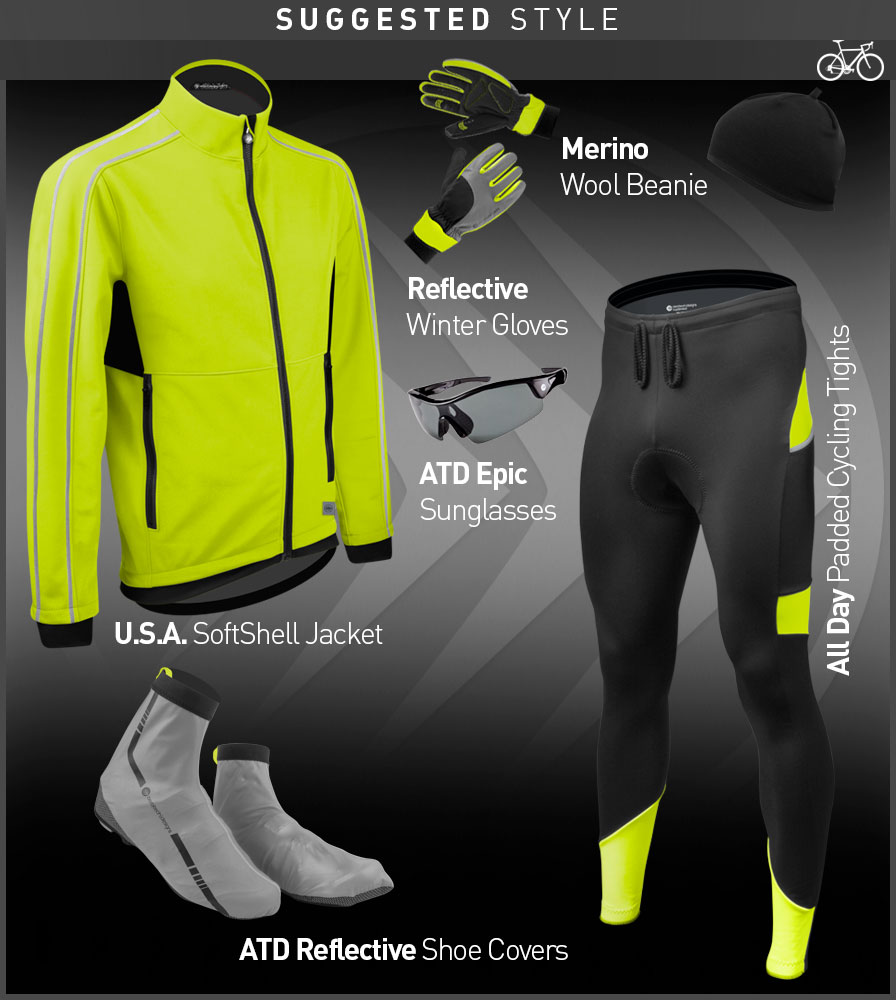 Men's USA Cold Weather Cycling Kit