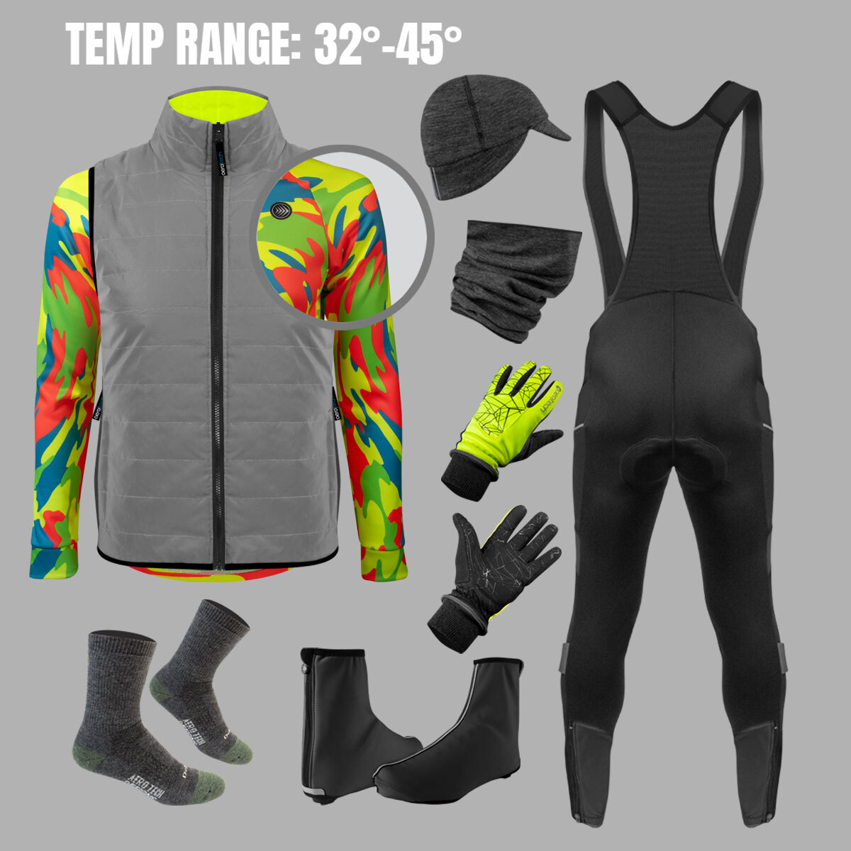 Road essentials kit layout