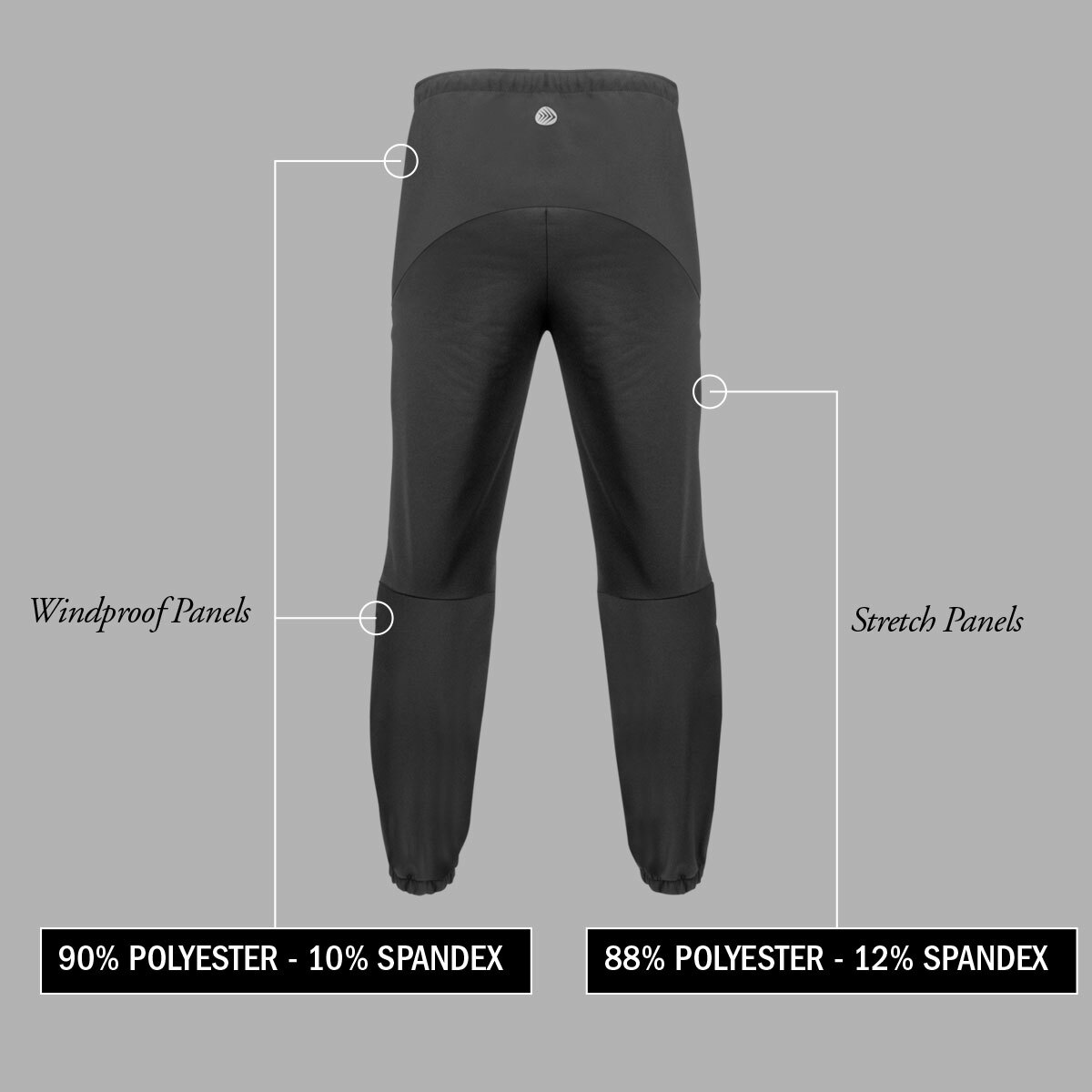 Windpant fabric content