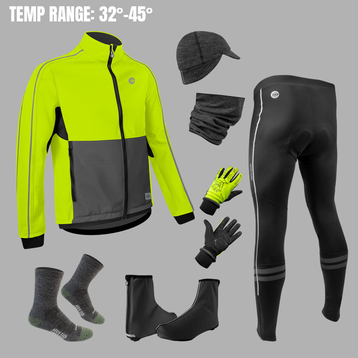 Road essentials kit layout