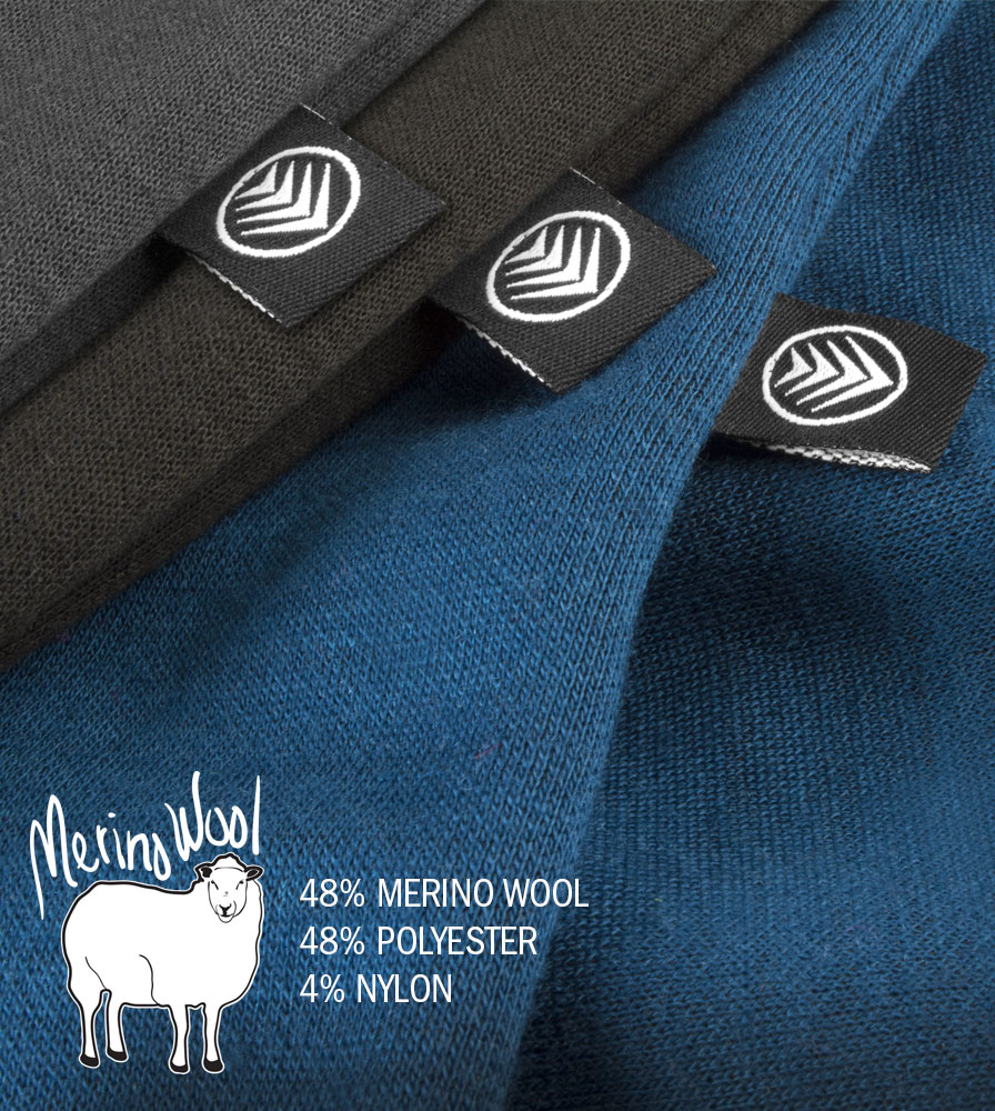 Merino Wool Base Layer Color Options