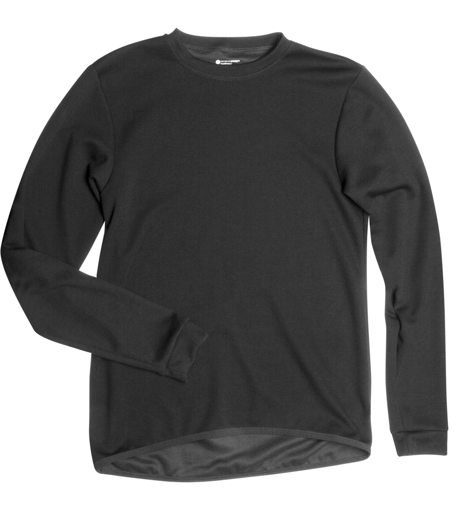 Men's Merino Wool Base Layer Flat Front View