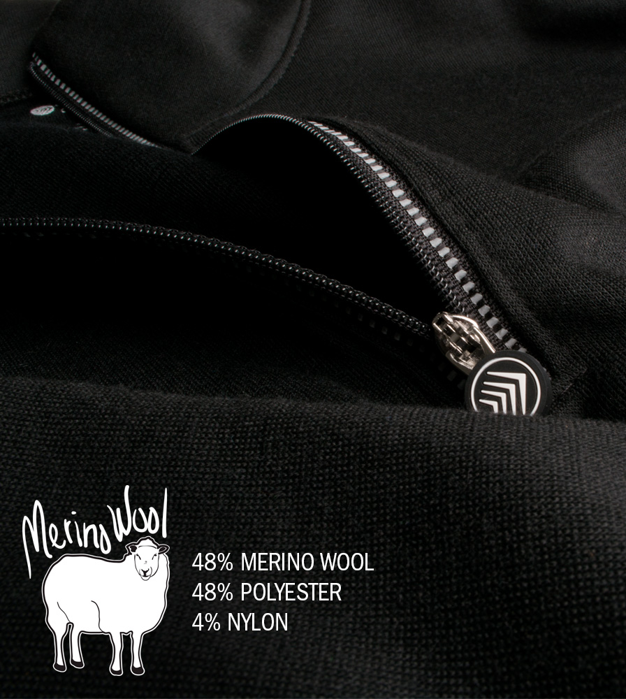 Merino Wool Cold Weather Fabric Detail