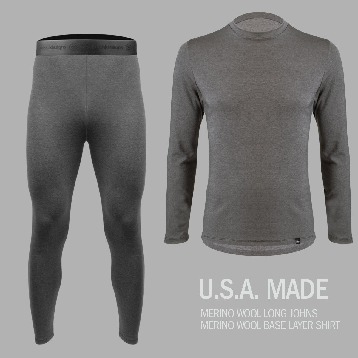 Merino Wool Lightweight Baselayer Shirt | Aero Tech Designs