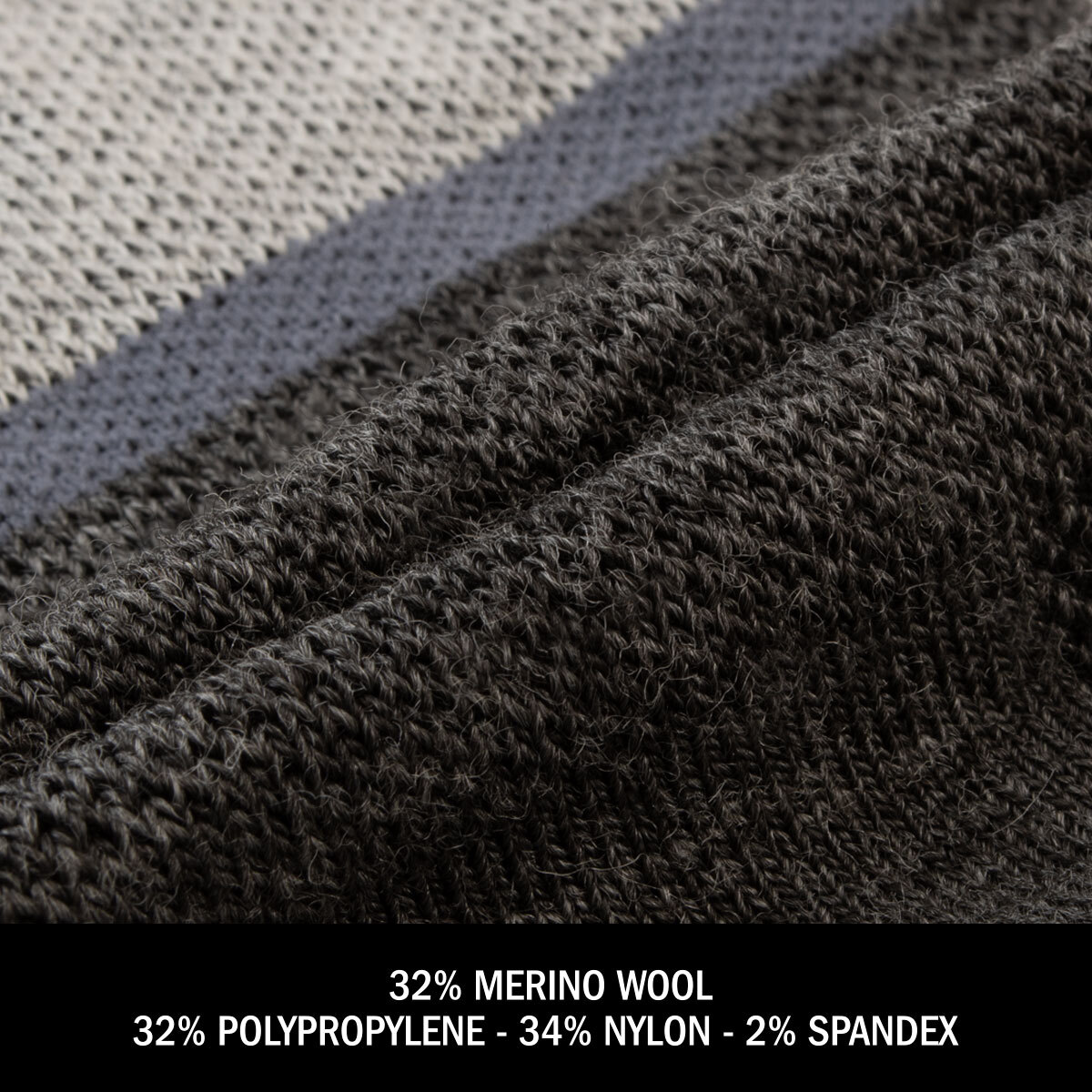 Venture merino wool socks fabric contents